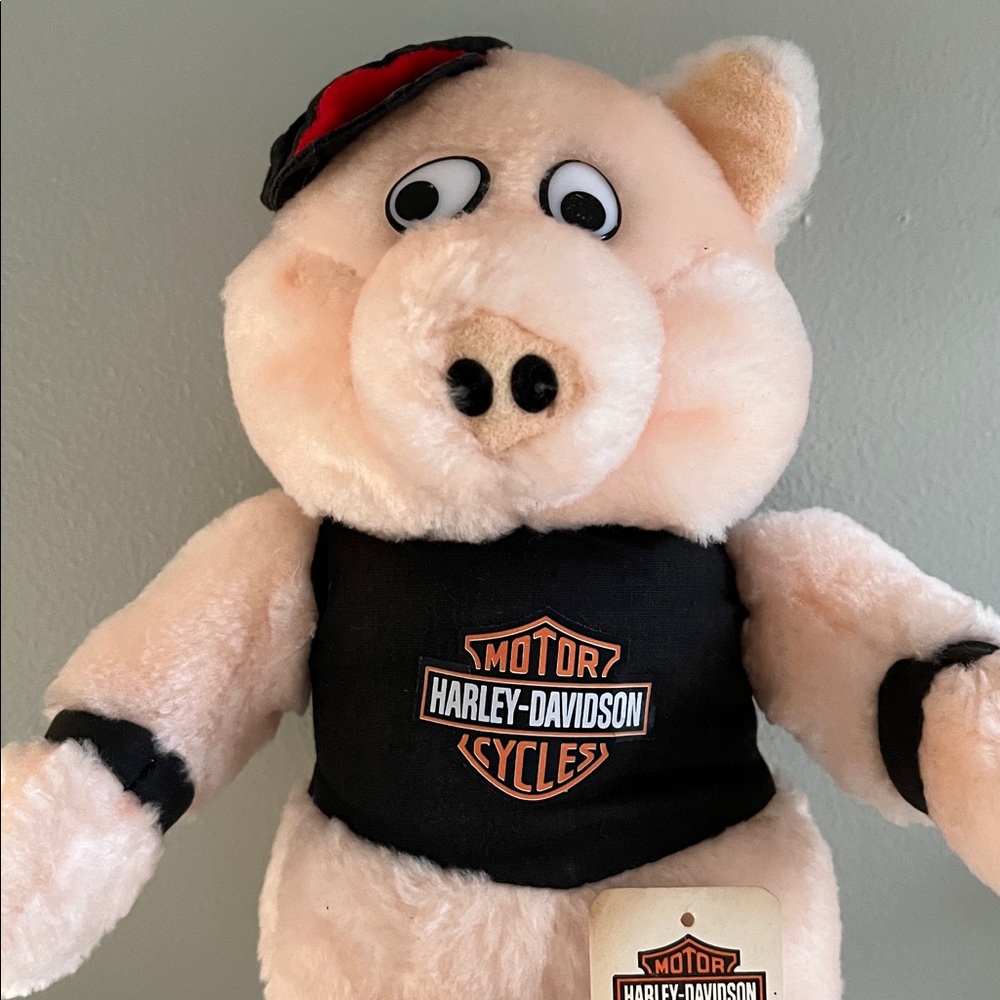 Harley-Davidson Plush Motorcycle Pig - Picture 2 of 6